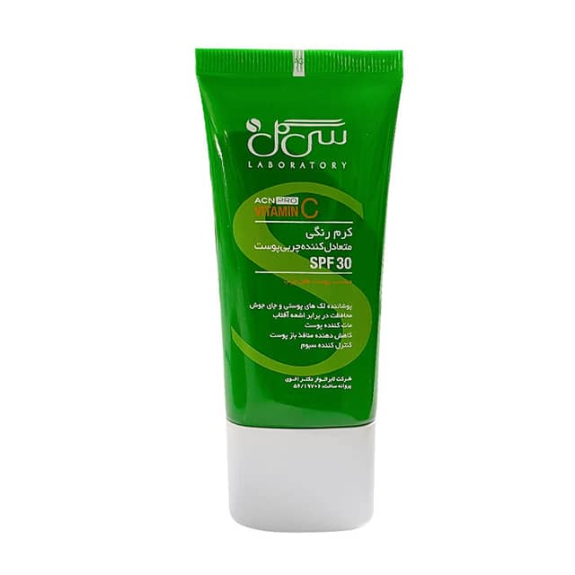 کرم رنگی متعادل کننده چربی پوست دارای SPF30 مناسب پوست های چرب