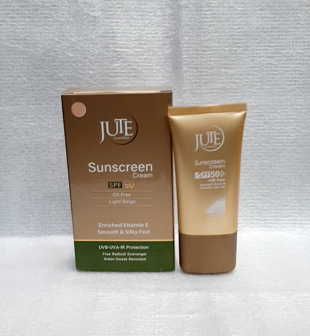 ضد آفتاب ژوت +SPF50 پوست چرب 40 میل بژ روشن